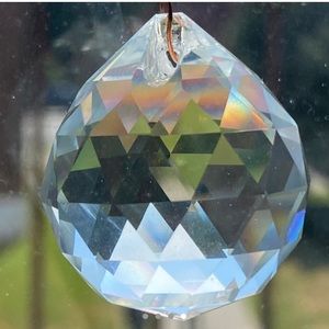 Homemade Crystal Prism Suncatchers